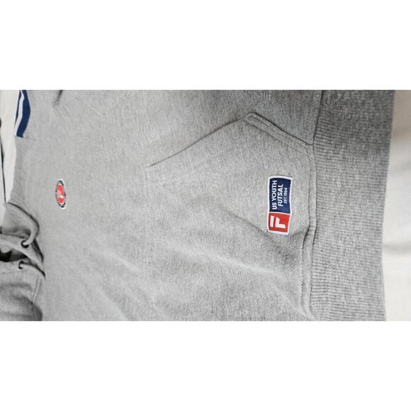 US Youth Futsal Hoodie with Colorful Stripes Adult Size Large - Picture 6 of 8